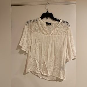 Belldini white silk top